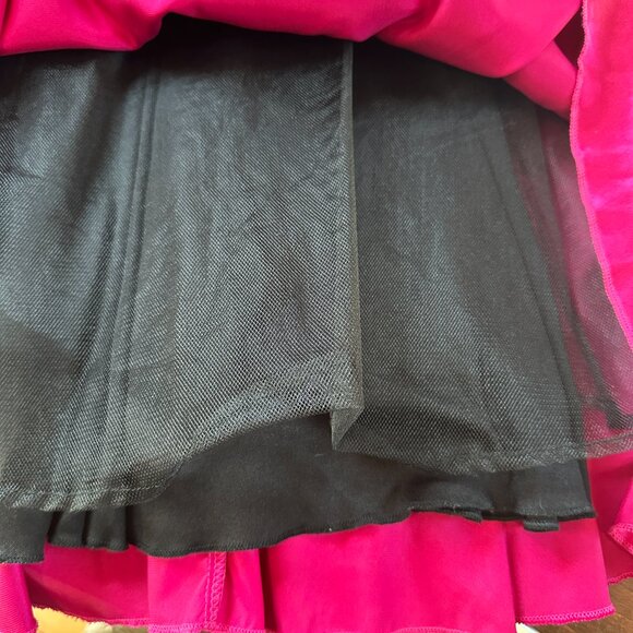 Vintage LOVE TEASE Satin Party Cocktail Dress Size 1 - Picture 10 of 10